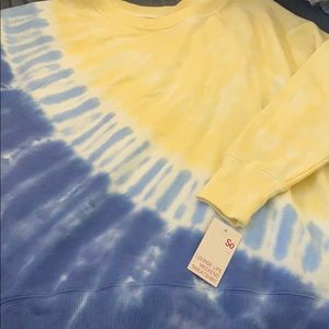 Oversized tie dye sweater